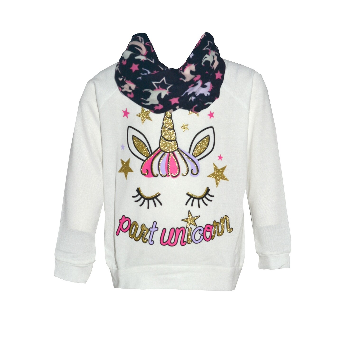 little girl unicorn sweater