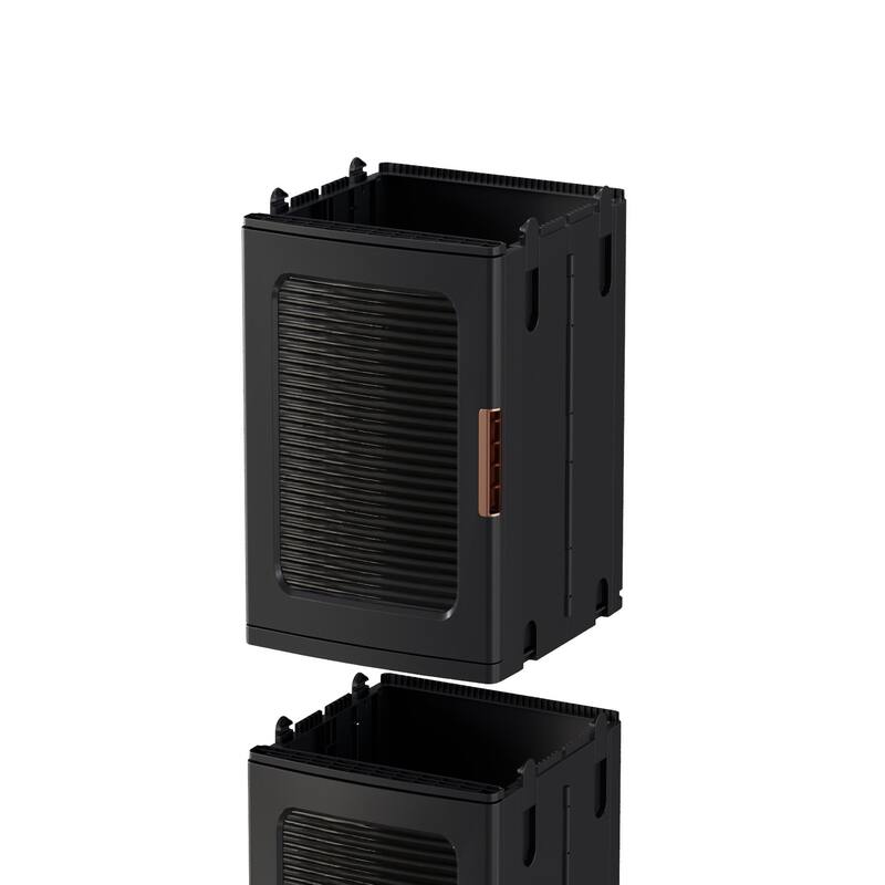 Javlergo 65" Narrow Tall Storage Bin 4 Tier Foldable Kitchen Storage Cabinet Organizer Freestanding Kitchen Pantry