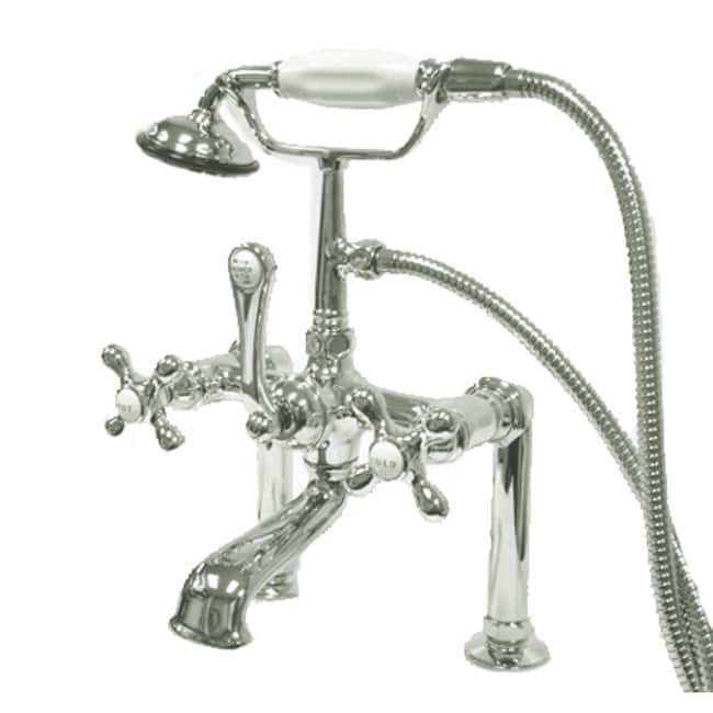 Kingston Brass Vintage Deck Mounted Clawfoot Tub Filler with Personal