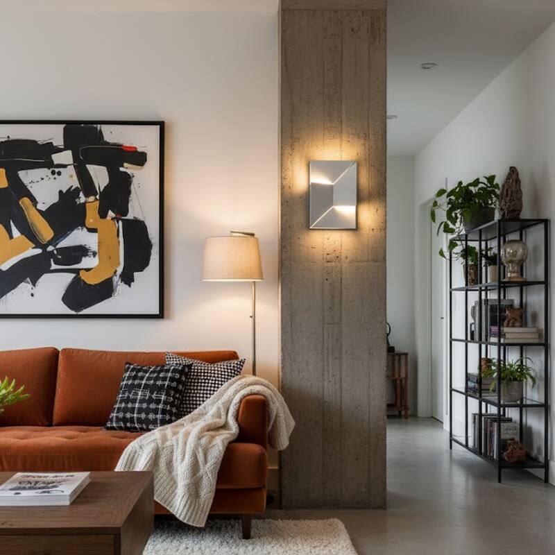 Modern Geometric LED Wall Sconce