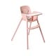 preview thumbnail 5 of 3, Peg Perego Poke High Chair - Modern and Easy to Clean Rose Madder (Soft Pink)