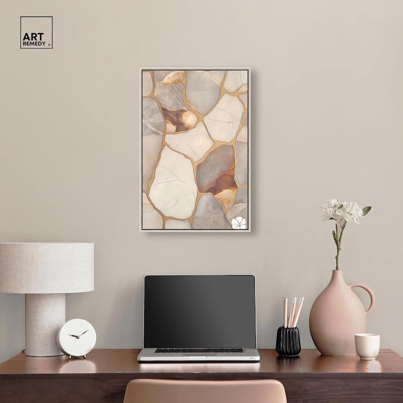 Textured Earthy Tones I Canvas by Art Remedy