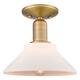Option Brushed Brass / Matte White