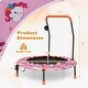 preview thumbnail 3 of 8, Gymax 36'' Mini Toddler Trampoline w/ LED Bluetooth Speaker Detachable