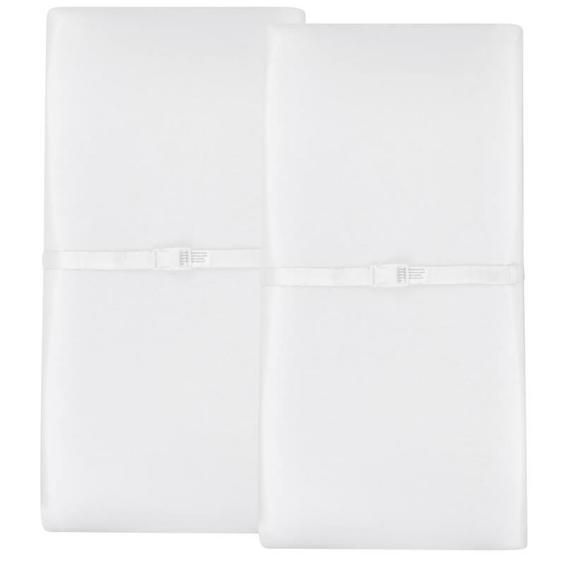 Ely's & Co. Baby Fitted Changing Pad Cover - Cradle Sheet Set - 2 Pack - 32" x 16"