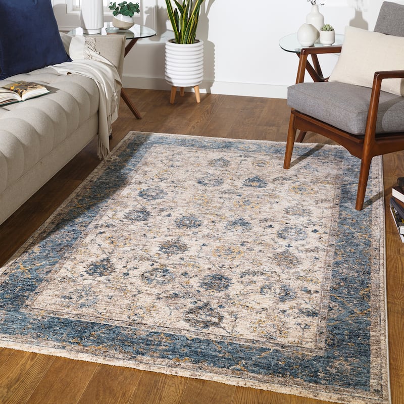 Livabliss Trelline Traditional Area Rug - Cream - 7' 10" x 10' 3"