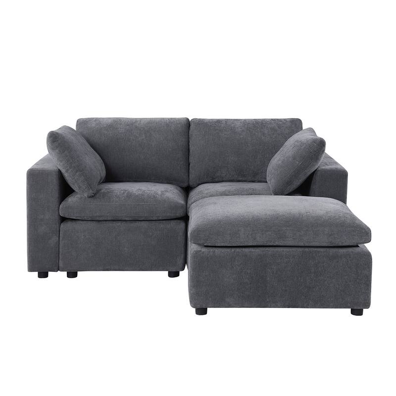 Modular Sectional Sofa, Convertible U Shaped Sofa Couch, Modular Sectionals with Ottomans