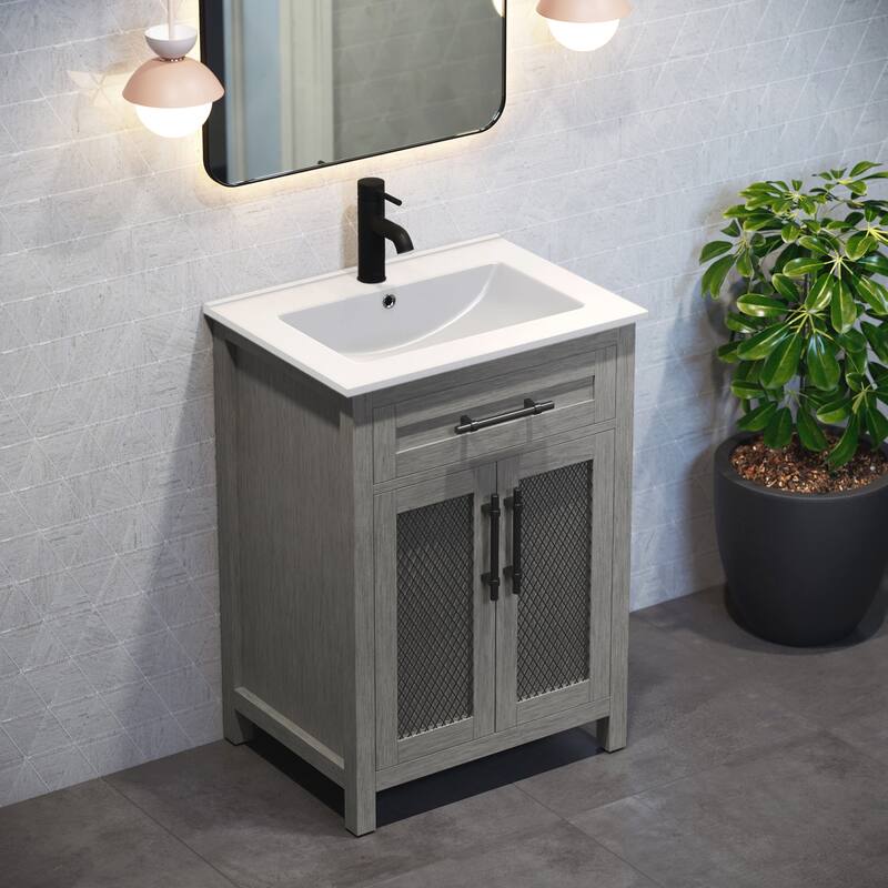 Swiss Madison SM-BV421 Calice 24" Free Standing Single Basin Vanity