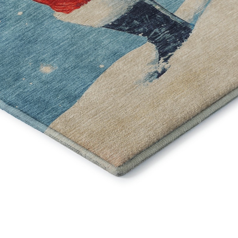 Premium Washable Super Soft Christmas Santa Mayfield Rug
