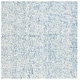 preview thumbnail 80 of 102, SAFAVIEH Handmade Abstract Isaltina Modern Wool Rug 6' Square - Blue/Ivory - Square