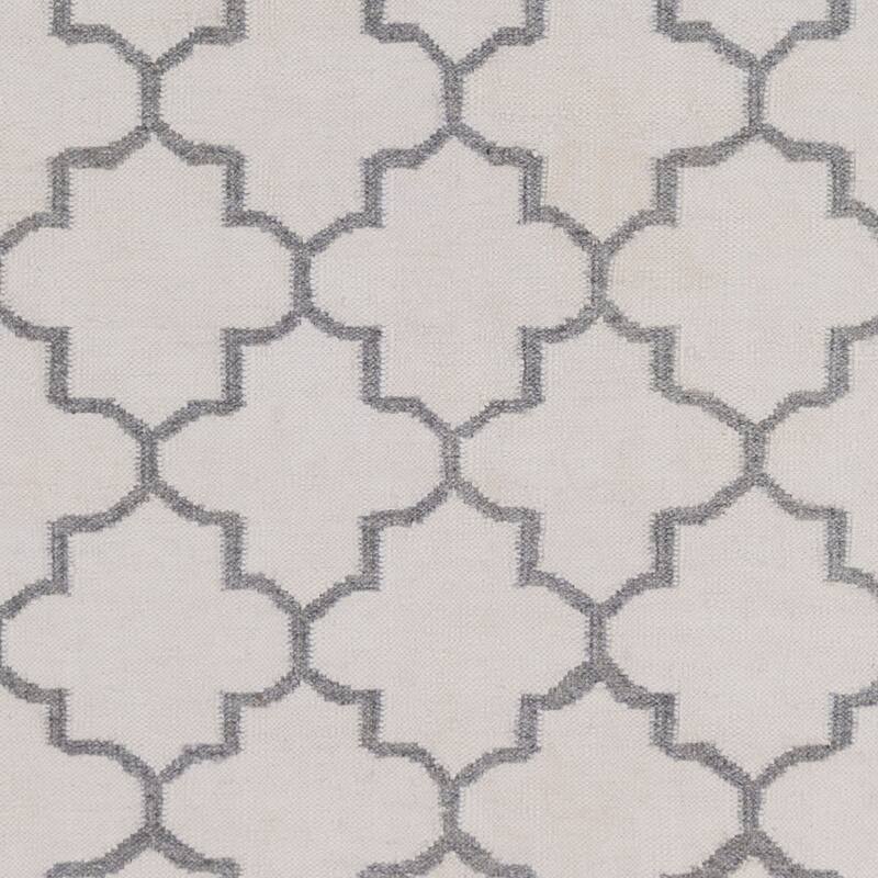 Hand-Woven Tegan Moroccan Trellis Reversible Area Rug
