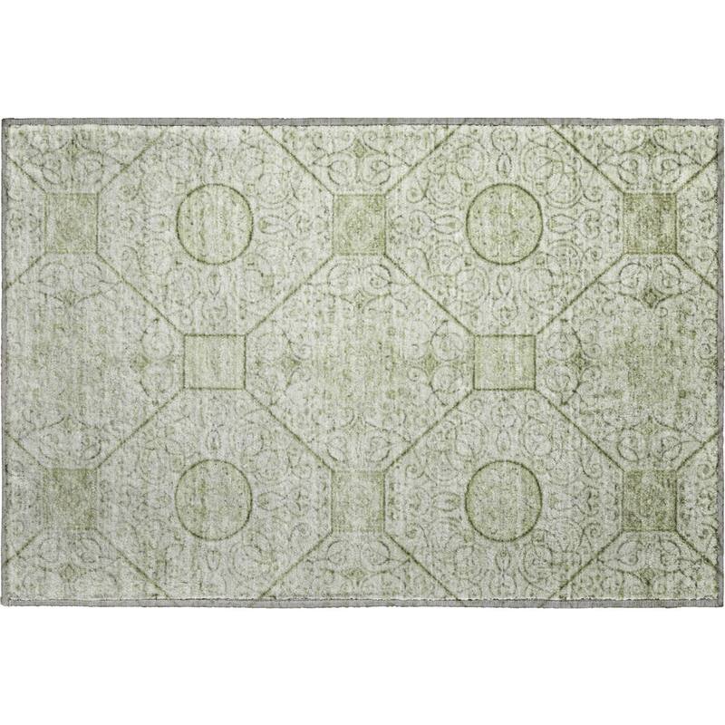 Premium Washable Super Soft Traditional Mosaic Mayfield Rug
