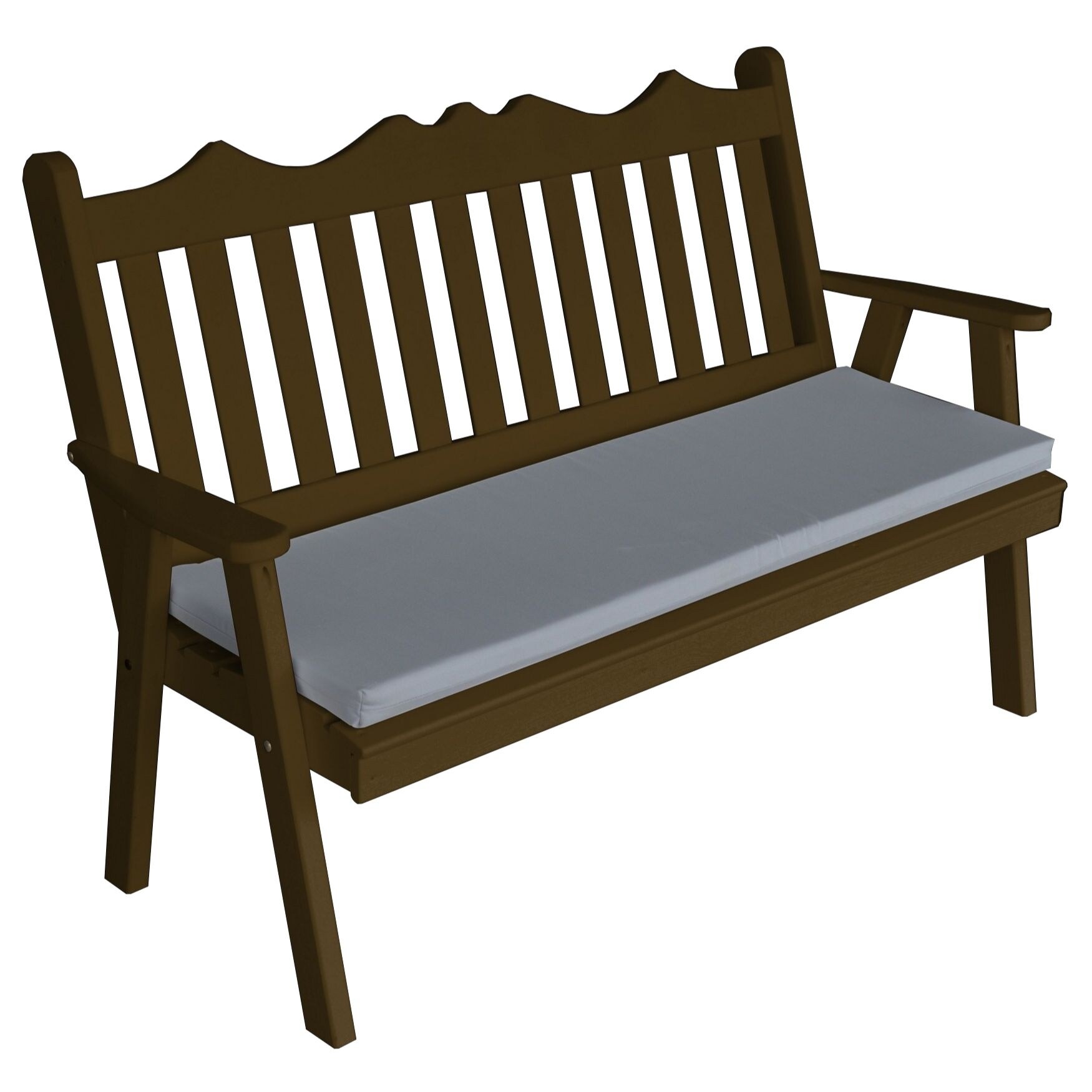 Pine new arrivals garden bench