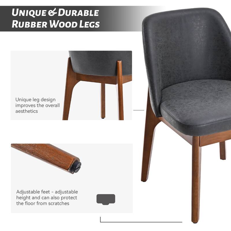 Set of 4 Solid Wood Dining Chair