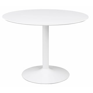 Lowry Round 40-inch Wood Top Dining Table White - On Sale - Bed Bath ...