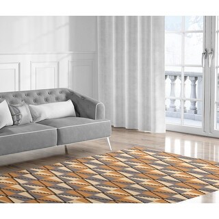 CANE YELLOW Area Rug by Kavka Designs - Bed Bath & Beyond - 28963259