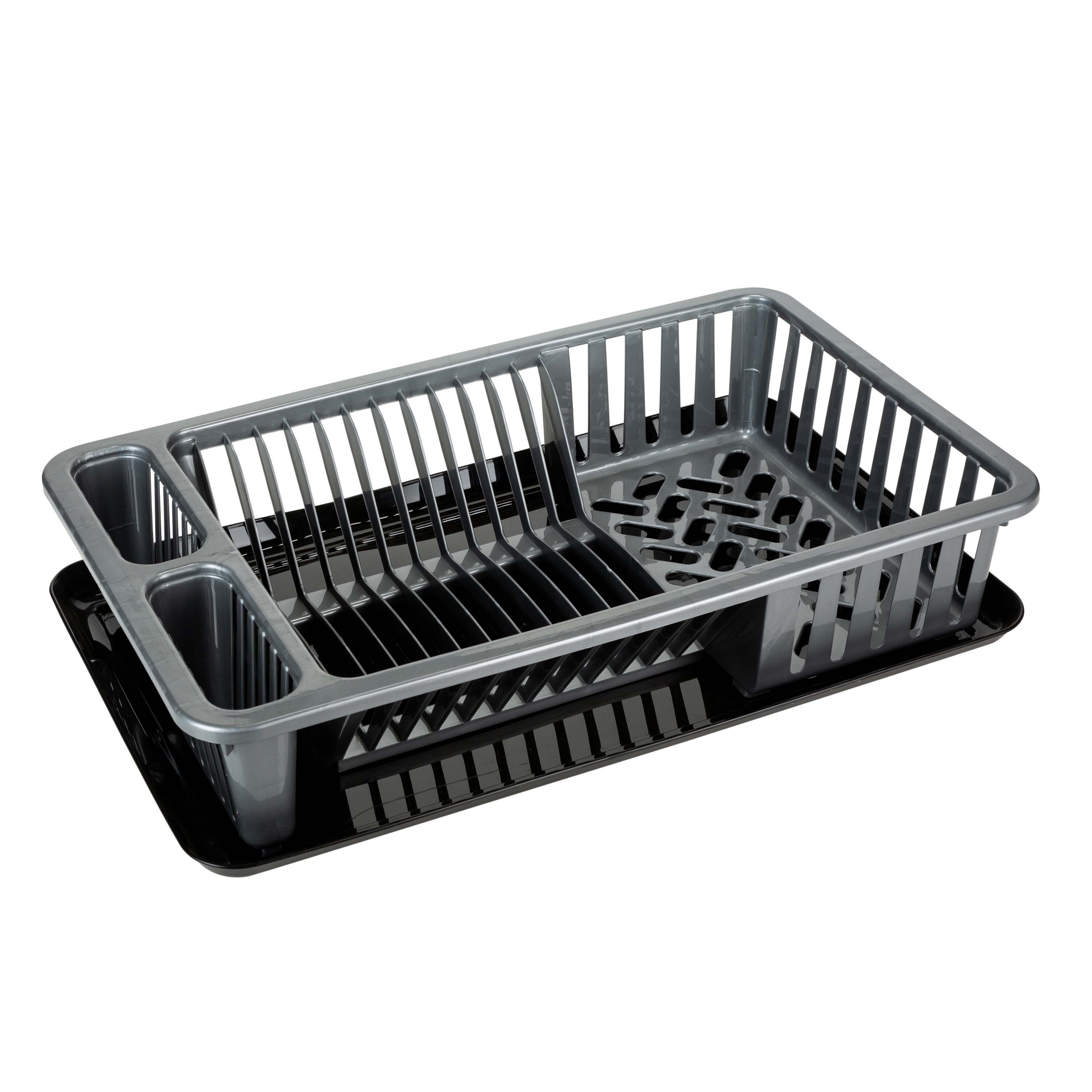 Kitchen Details Medium Dish Rack with Tray On Sale Bed Bath