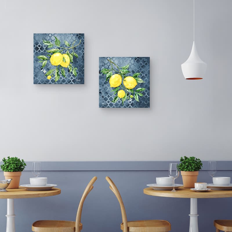 Sicilian Lemons by Paul Brent S/2 by Paul Brent Canvas Art Prints