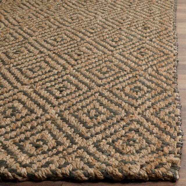 SAFAVIEH Handmade Natural Fiber Svana Jute Rug - 11' x 15' - Grey