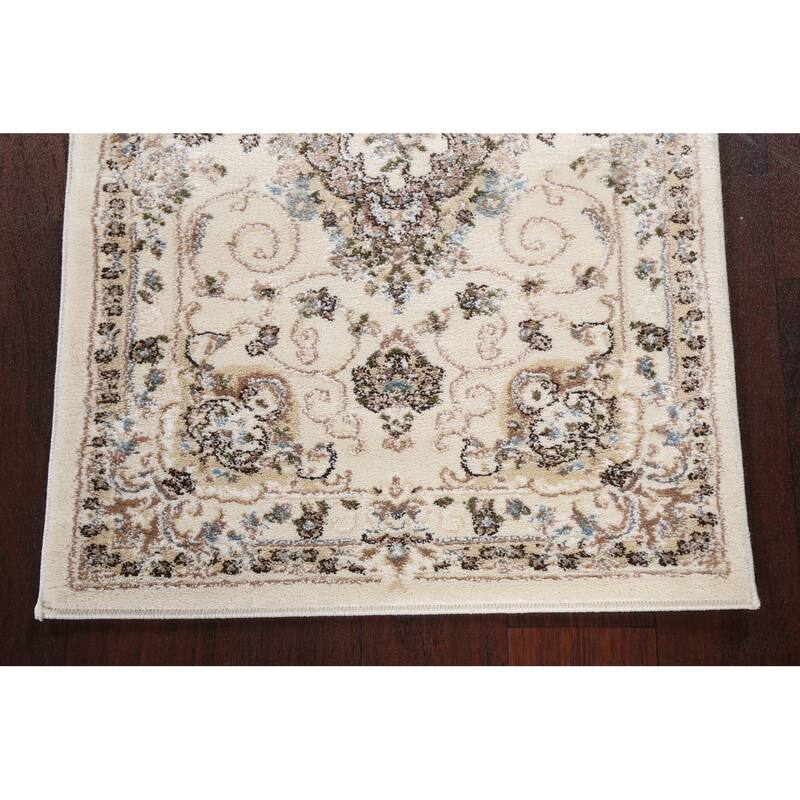 Floral Medallion Turkish Transitional Oriental Rug Traditional Carpet