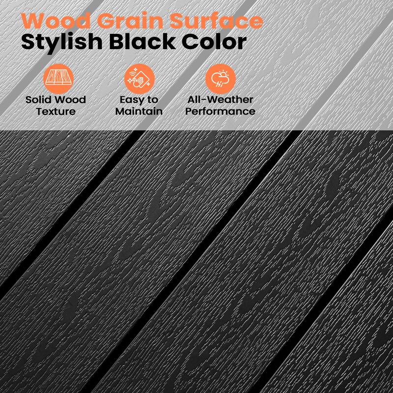 Pellebant 11PC Aluminum X Frame Outdoor Patio Dining Set Table with Stackable Armchairs