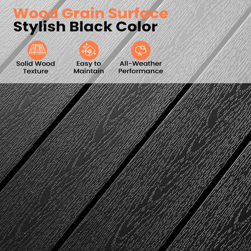 Pellebant Aluminum Rectangular Outdoor Patio Dining Table with Umbrella Hole