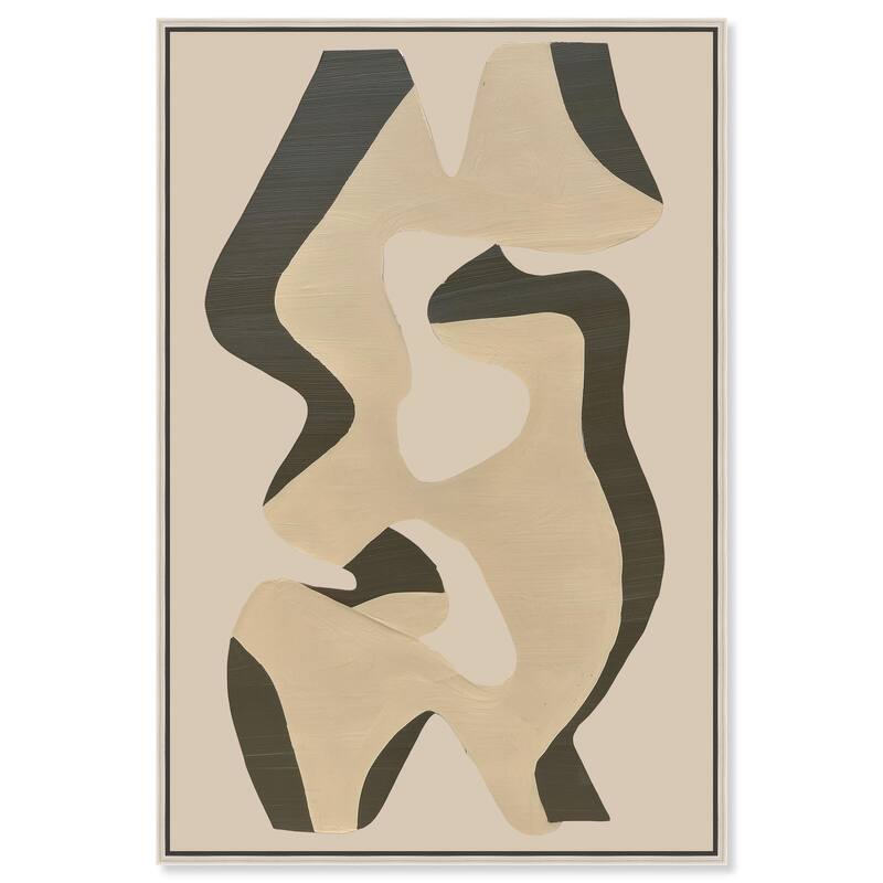 Shapes of Sage I Canvas by Art Remedy - Silver - 20" x 30"