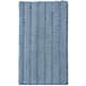 Clara Clark Chenille Extra Soft and Absorbent Bath Mat - Non Slip Fast Drying Bath Rug Set - Large 44x26 - Blue Heaven