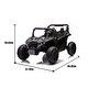 preview thumbnail 20 of 98, 24V Ride-On UTV for Kids, Double Seat, Parental Remote, Four-Wheel Suspension, and Bluetooth 鈥 Black