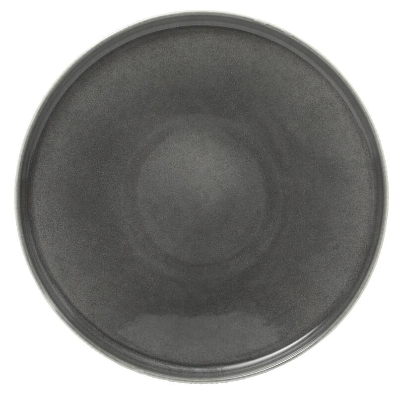 Gibson Elite Solana Coast 12 Piece Stoneware Reactive Glaze (Service for 4) Plates and Bowls Modern Shape Dinnerware Set