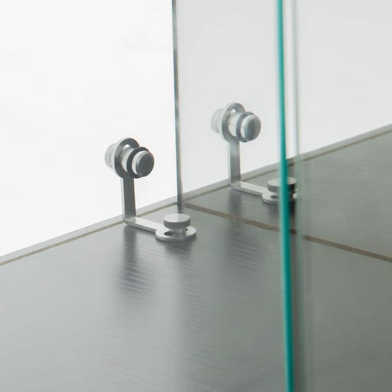 Glass Display Cabinet,Liquor Cabinet,File Cabinet,With Bluetooth Led Strip Light,Lock On The Door,Back Panel Is Mirror
