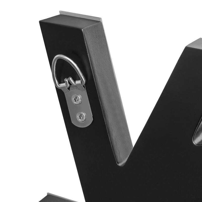 Art Letters Mirrored Wall Clock