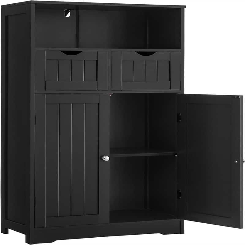 Large Storage Cabinet - Black
