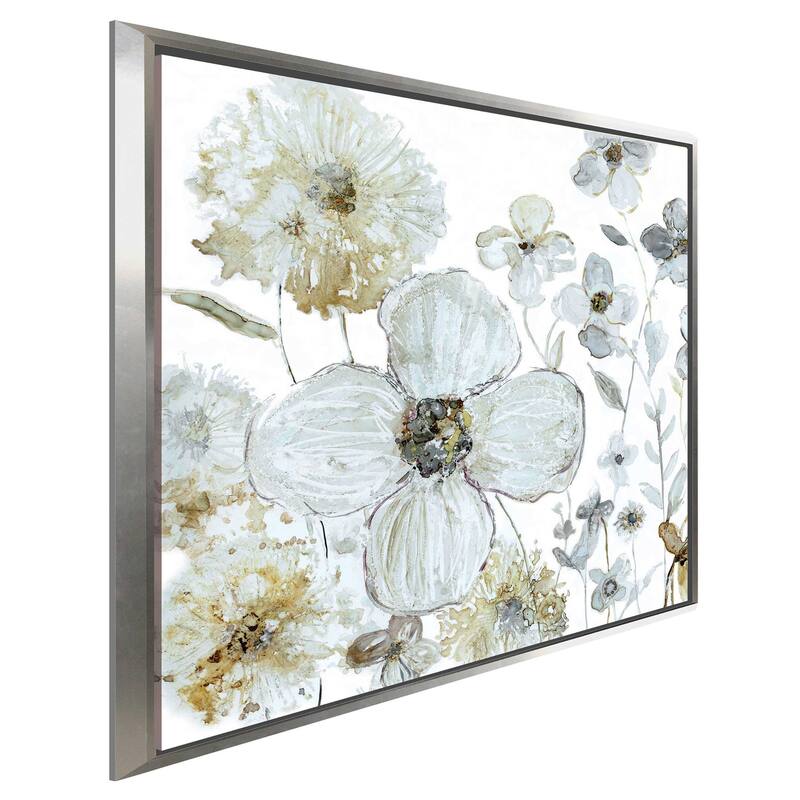 "Garden Glitter I" by Carol Robinson Print on Floating Canvas