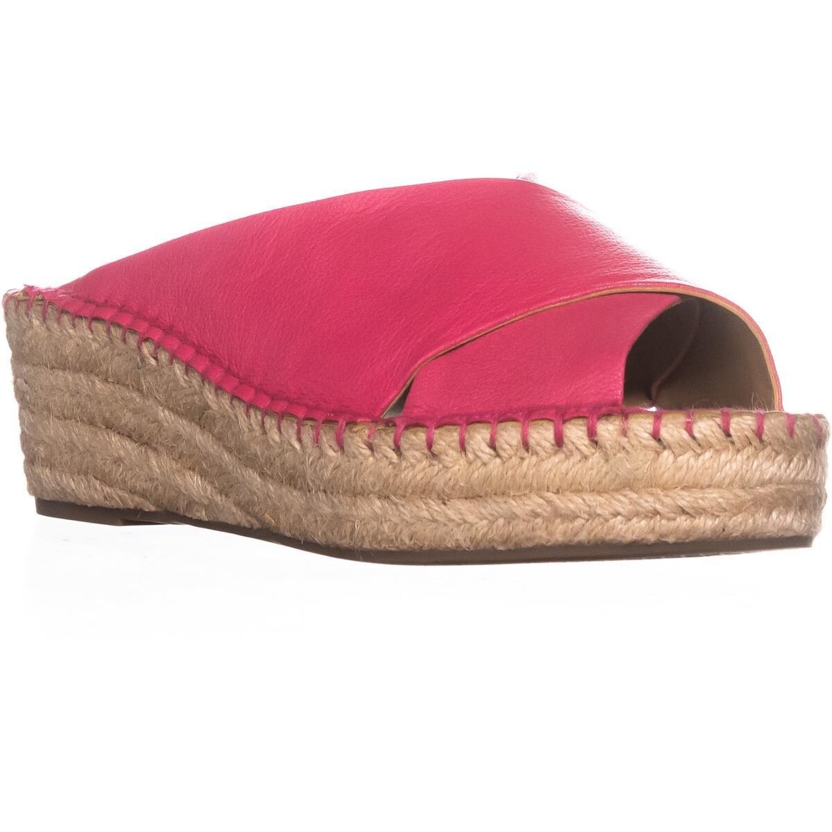 hot pink espadrille wedges