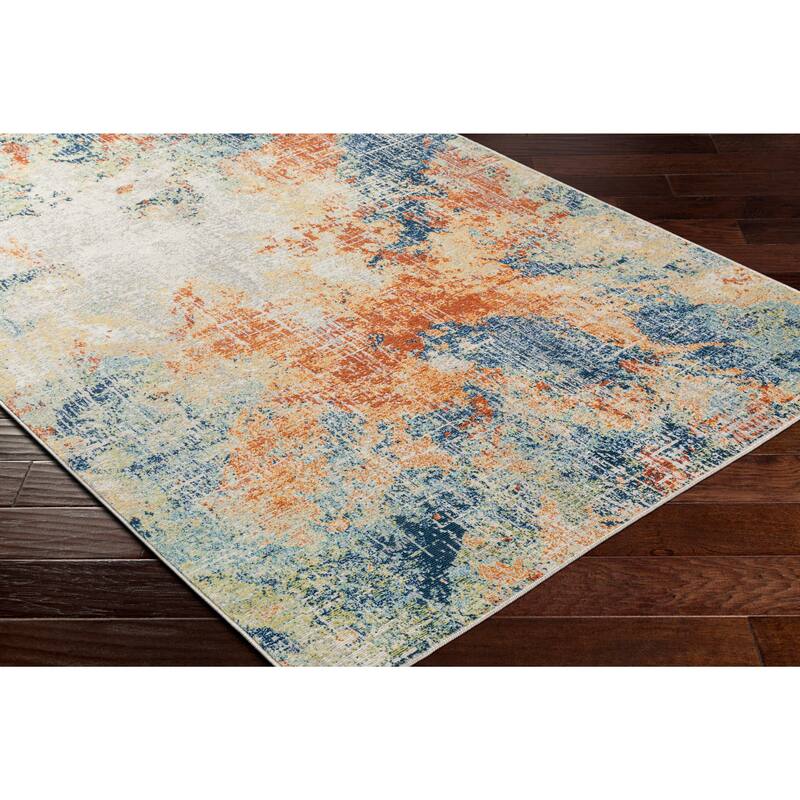 Livabliss Purobi Modern Abstract Indoor/ Outdoor Area Rug
