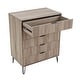 preview thumbnail 47 of 68, Manhattan Comfort Dumbo Modern 5-Drawer Tall Dresser.