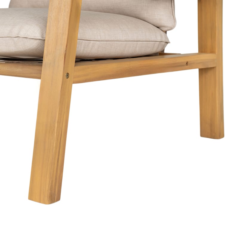 Christopher Knight Home- Ramsey Outdoor Acacia Wood Club Chair