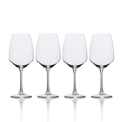 Mikasa Set of 4 Melody Red Wine Glasses, 22 Oz