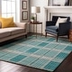 preview thumbnail 49 of 121, Premium Washable Super Soft Modern Plaid Mayfield Rug Teal - 10' x 14'