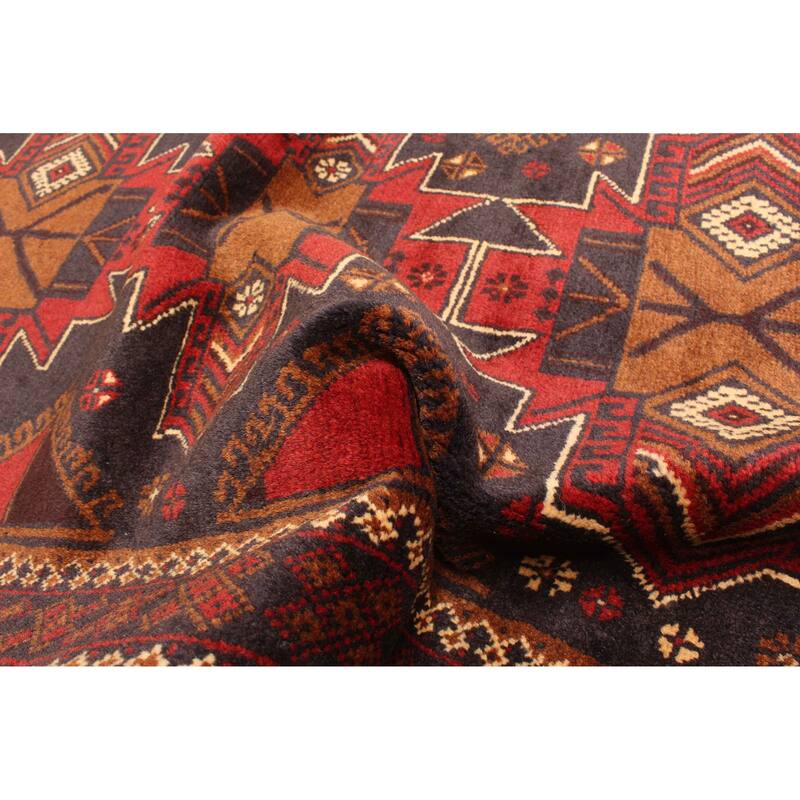 ECARPETGALLERY Hand-knotted Teimani Black Wool Rug - 3'0 x 4'7