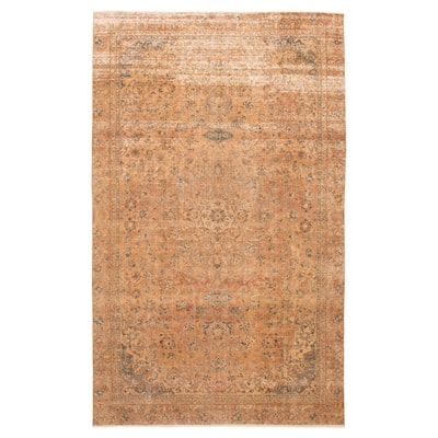 ECARPETGALLERY Hand-knotted Antalya Vintage Light Copper Wool Rug - 8'1 x 13'0