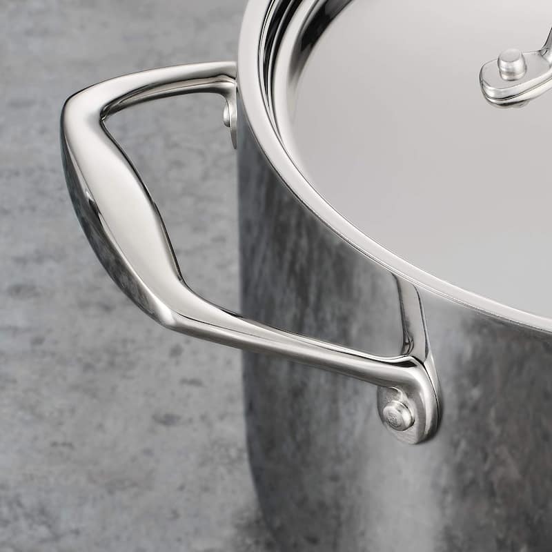 Tramontina 80116/058DS 3-Quart Tri-Ply Clad Covered Deep Saute Pan