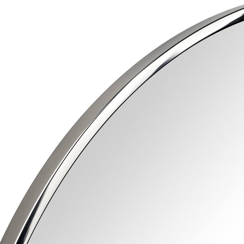 TEHOME Korra Round Wall Mirrors 30 and 36 Inch Metal Frame Options for Bathroom Bedroom & Entryway