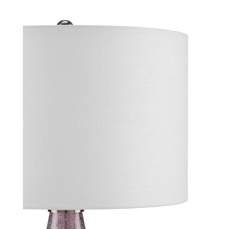 Currey & Company Optimist Purple Table Lamp - 30"h x 16"dia