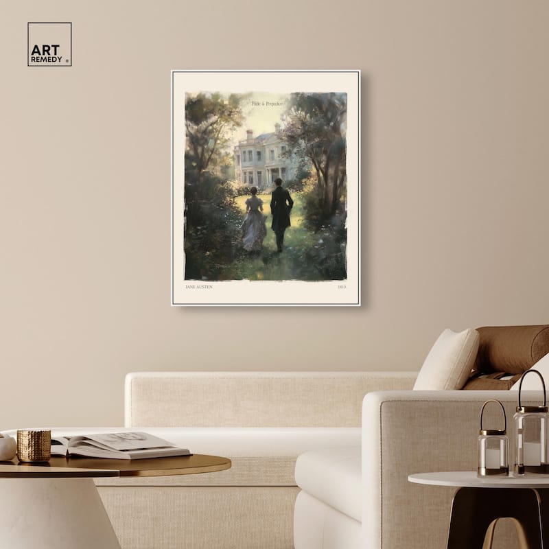 Pride and Prejudice Scene Canvas by Art Remedy