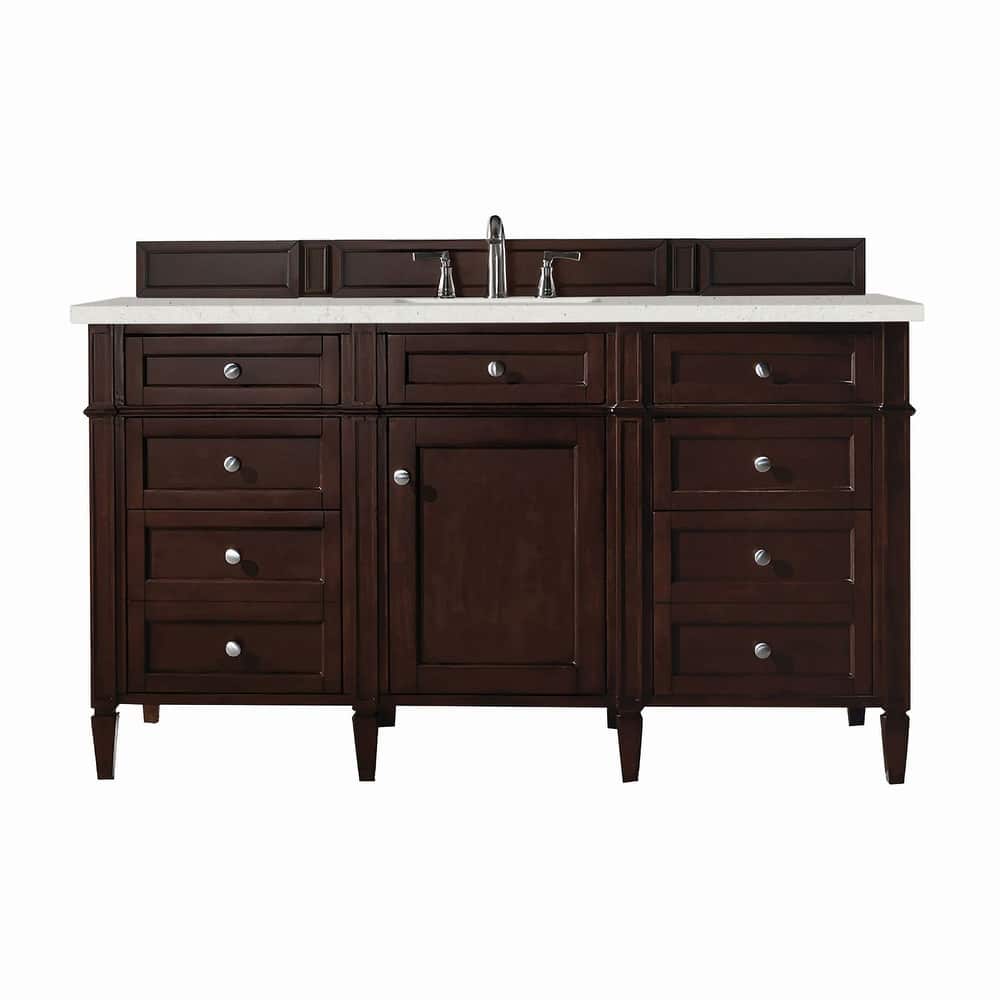 James Martin Vanities 650-V60S-3LDL Brittany 60" Single Basin Poplar