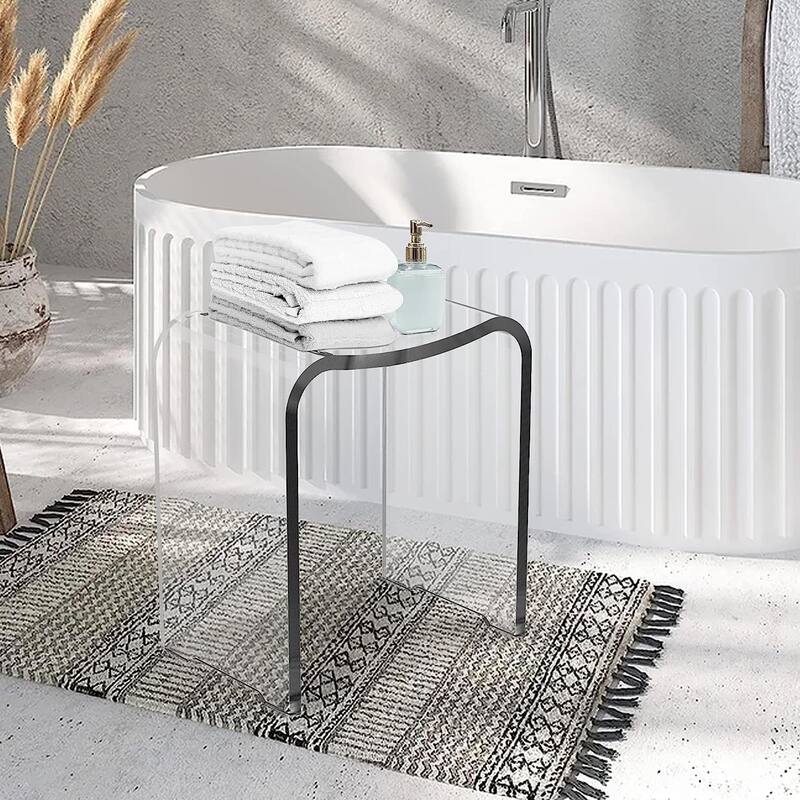 Royalcraft Acrylic Shower Bench Clear On Sale Bed Bath & Beyond