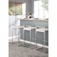 preview thumbnail 50 of 48, Fuji Contemporary Stackable Stainless Steel Low-Profile Back Bar Stool (Set of 2) - N/A
