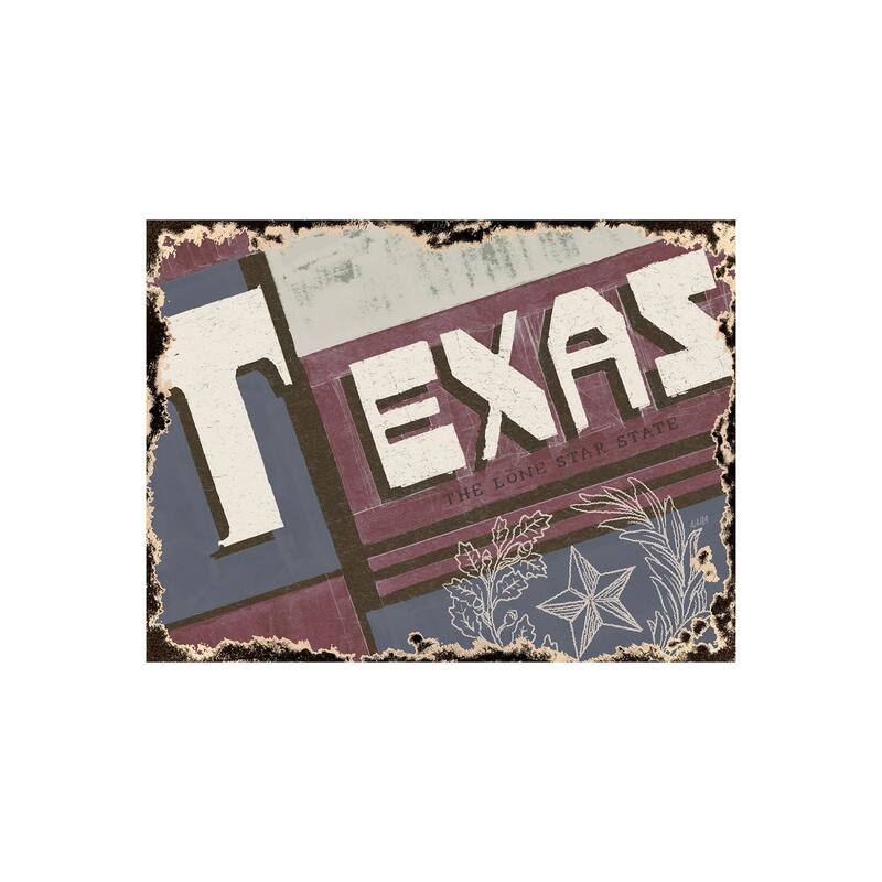 Texas (40 x 30) Canvas Art Print - Small